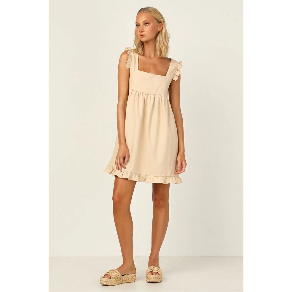 New Girl and the Sun Oatmeal Izzy Dress size Small